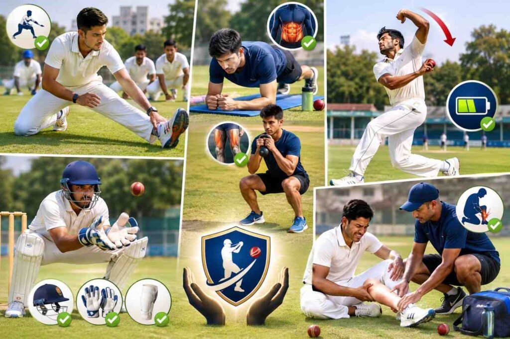 Cricket injury prevention and safety tips