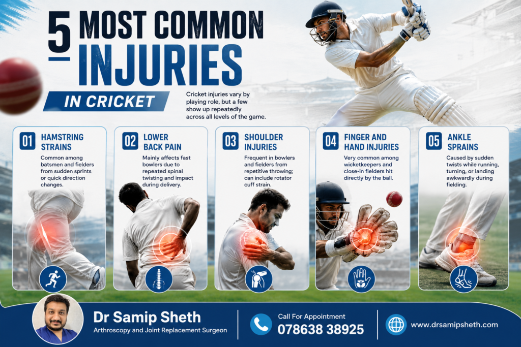 Most Common Injury in Cricket