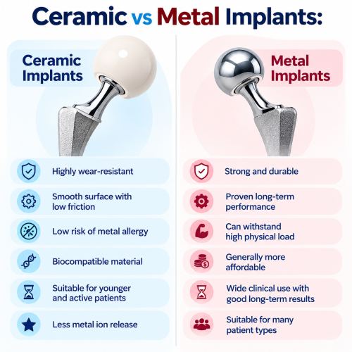 Ceramic vs Metal Hip Implants